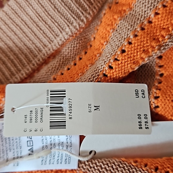 NWT Anthropologie Flat White Striped Knit Shorts - Picture 9 of 10